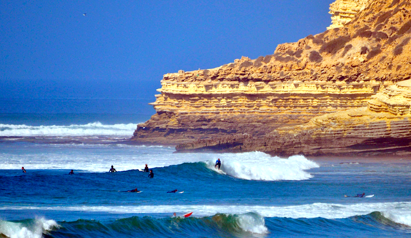 view of surf spot agadir killer - Tayyurt surf